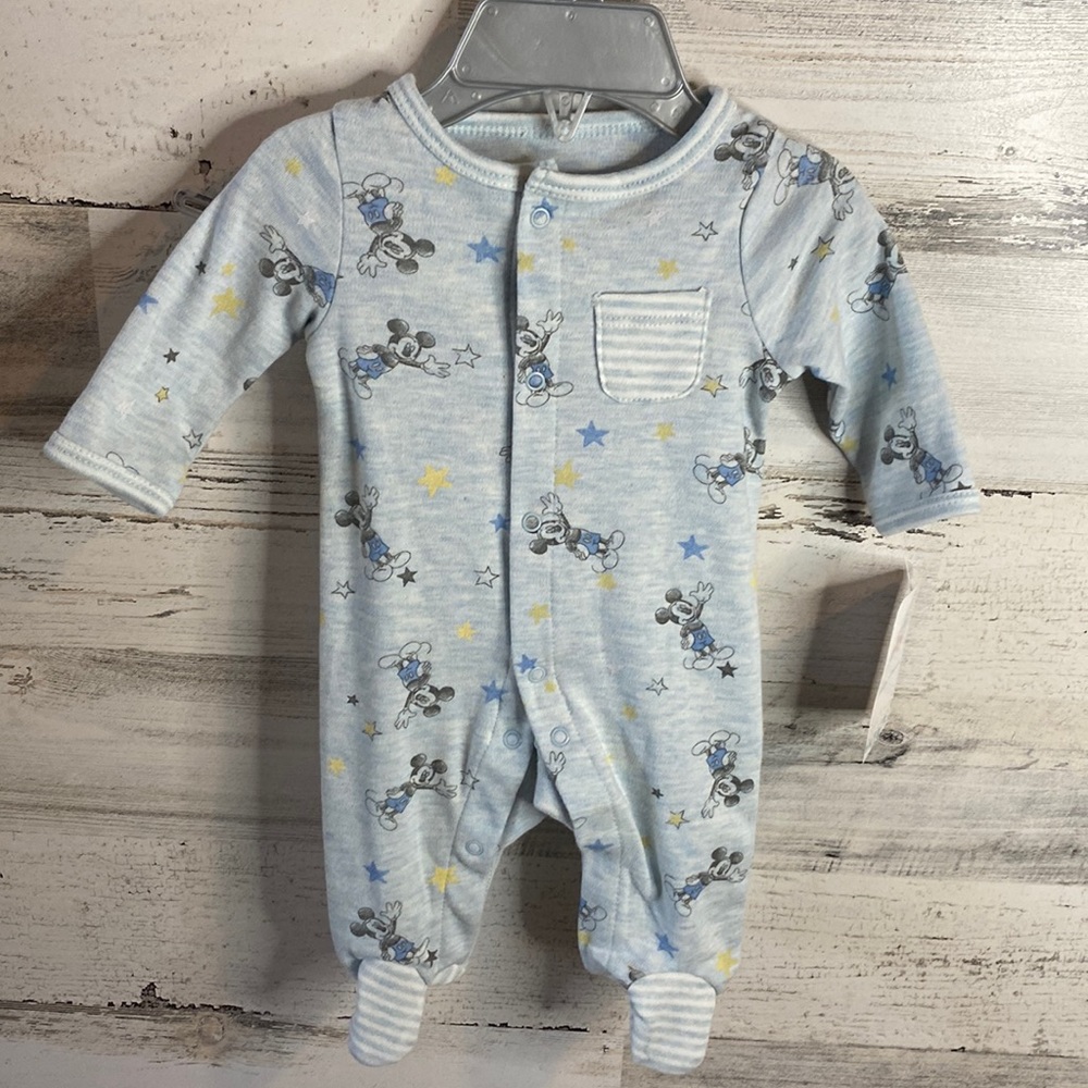 Disney Baby Mickey Mouse Sleeper Size Newborn NEW